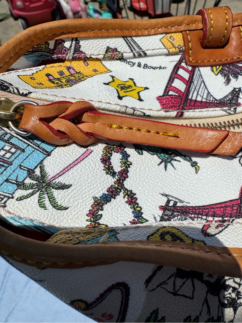 Dooney & Bourke Americana Landmark/Road Trip Tote - Picture 8 of 16